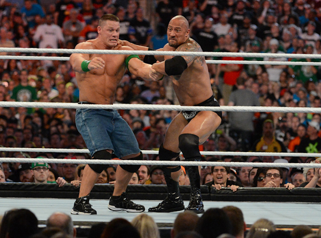 Pro Wrestling - The Rock &amp;amp; John Cena at WrestleMania 29